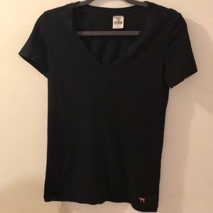 Pink black t-shirt